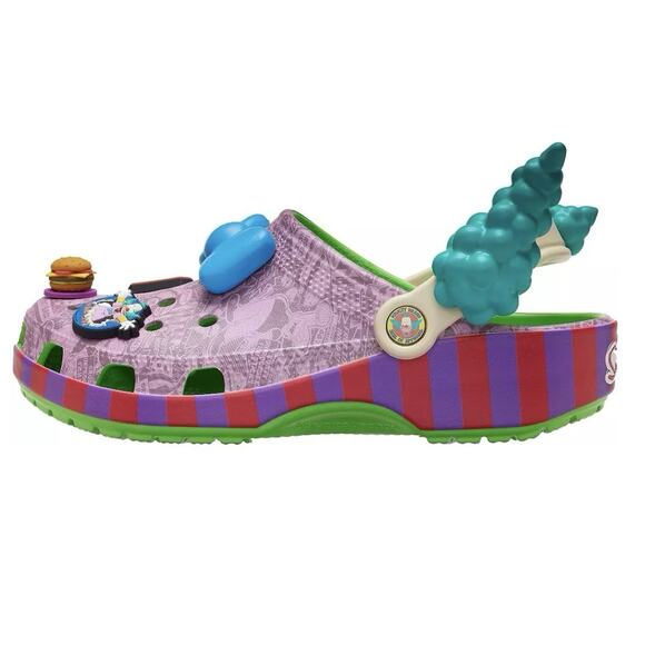 New Crocs x The Simpsons Krusty the Clown Clog Shoes Unisex Men’s 8 / Women’s 10 - Picture 2 of 6